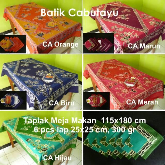 Taplak Meja Makan Batik Pekalongan