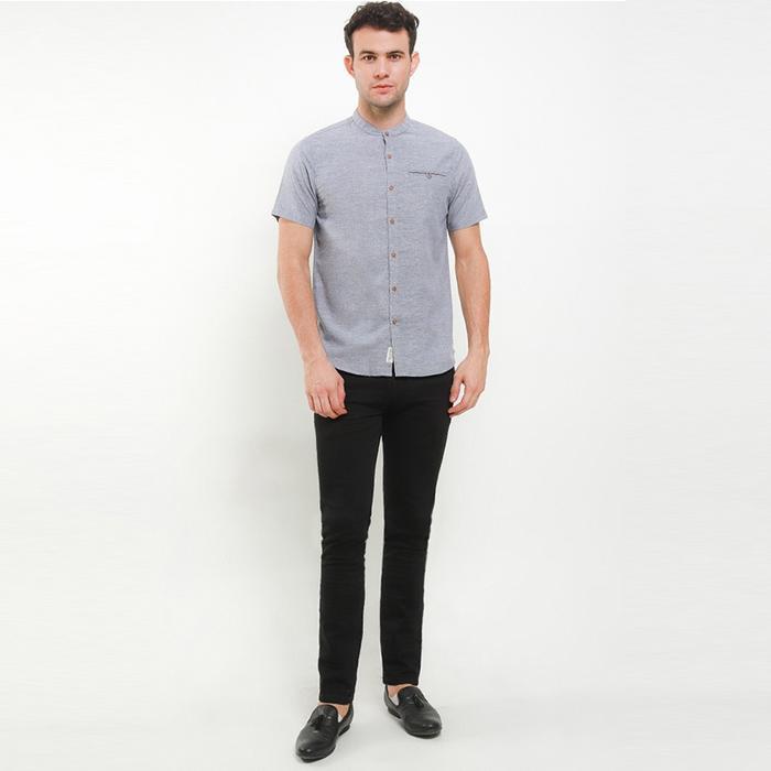 KEMEJA KOKO PRIA PENDEK CRESSIDA THE NEXT LEVEL A001A