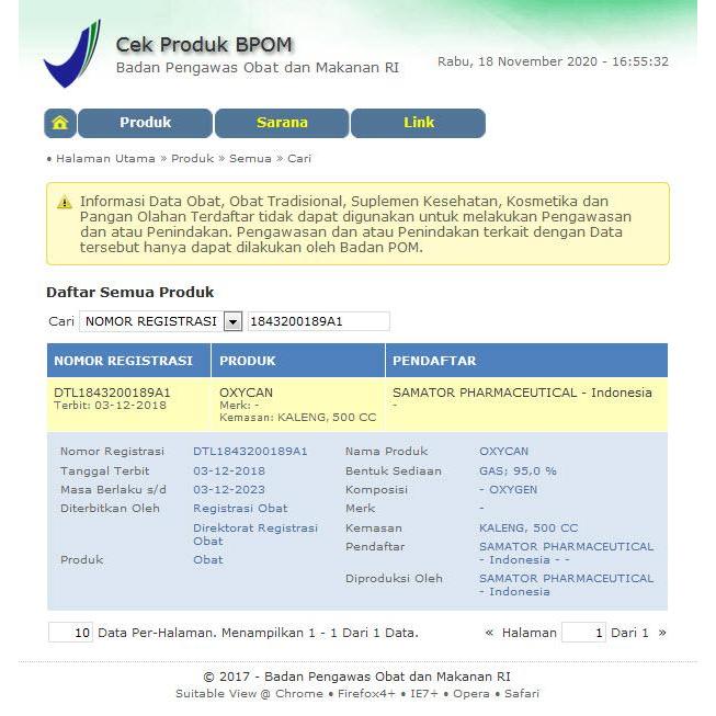 Oxycan Green Kaleng 500 Cc - Oxygen / Oksigen Portable