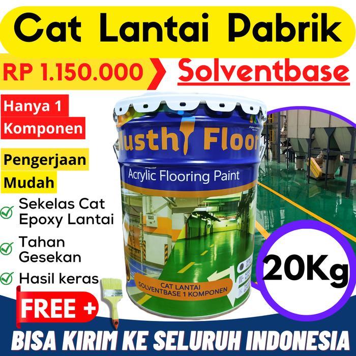 Cat Lantai Pabrik Cat Lantai Gudang Solventbase Sekelas Epoxy 20 Kg