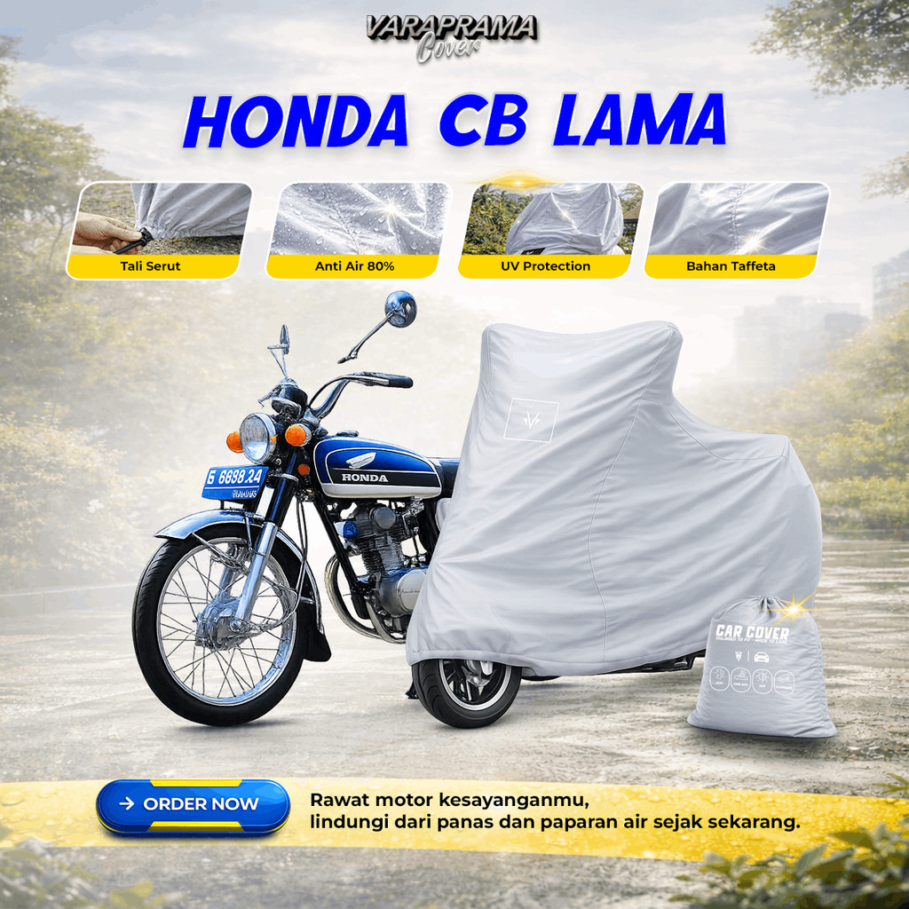 Body Cover Motor Honda CB lama - CB100 CB125 CB200 CB Gelatik – Sarung Motor Pelindung untuk Indoor 