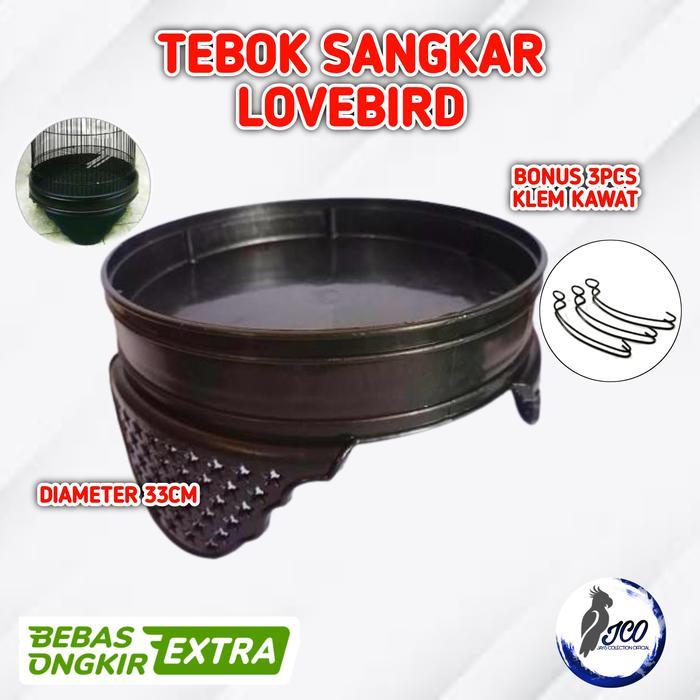TEBOK LOVEBIRD PLASTIK TEBOK SANGKAR KANDANG LOVEBIRD TEBOK PLASTIK