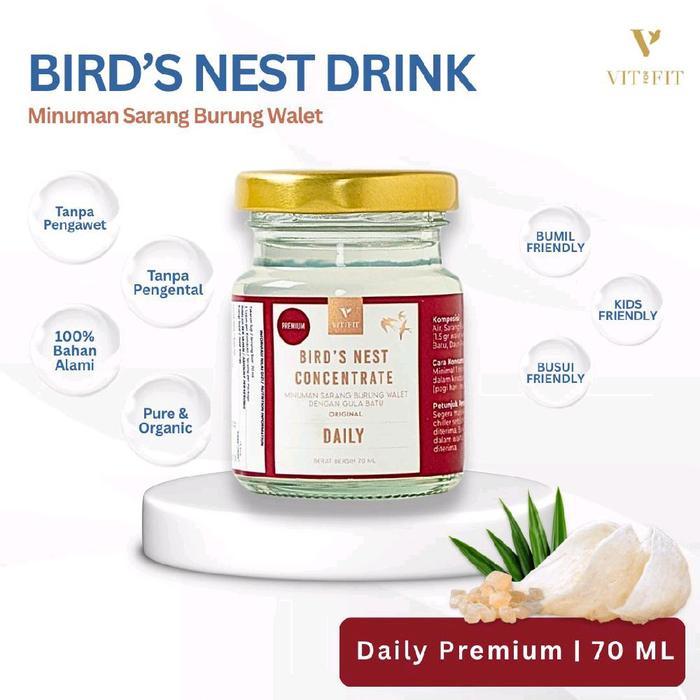 VITFORFIT DAILY PREMIUM 70ml Minuman Sarang Burung Walet Birds Nest / Yanwo