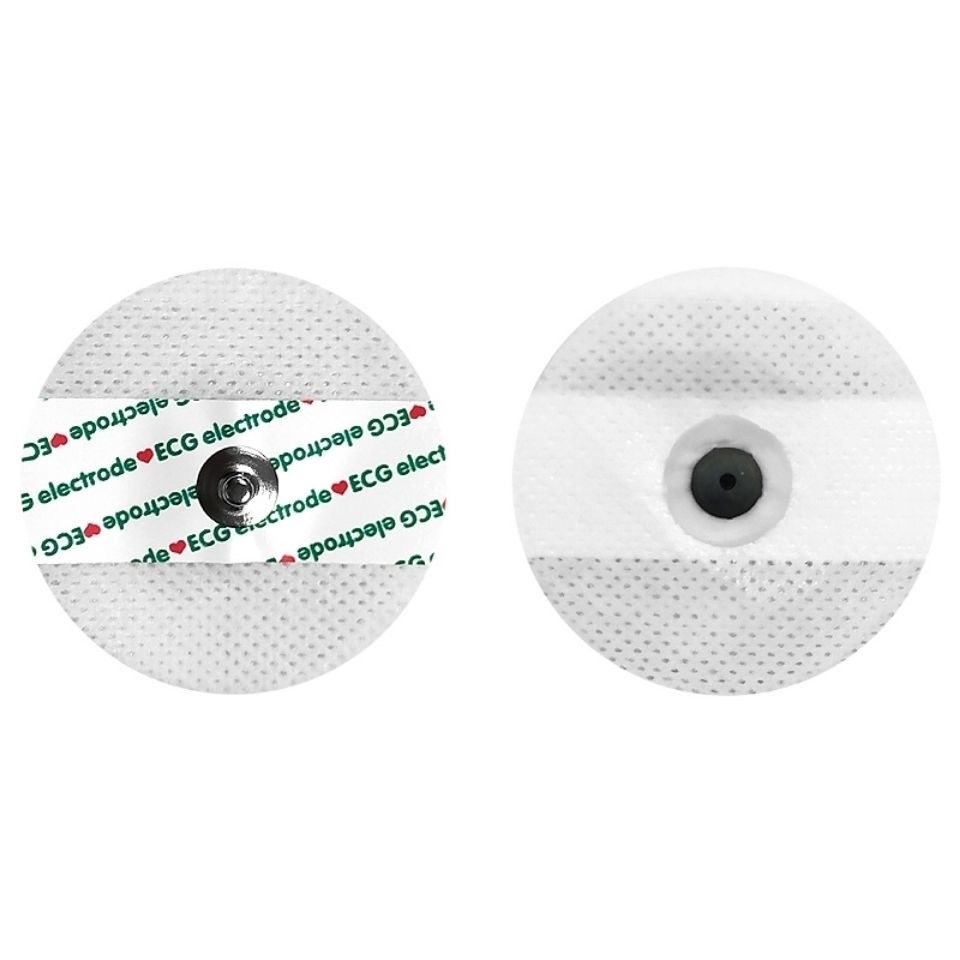 50Pcs Ecg Electrodes Medical Disposable Electrode Patch Ekg Accessory Non-Woven