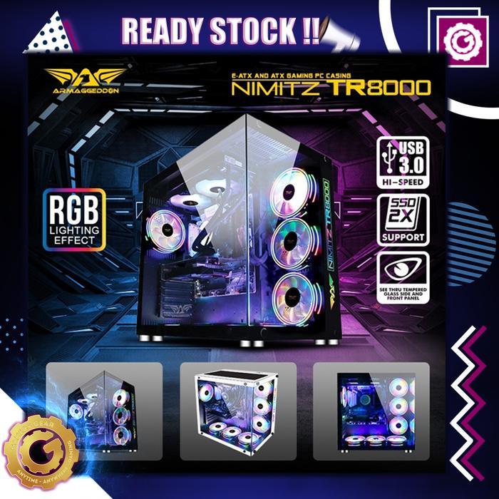 Armaggeddon Nimitz TR 8000 Extended ATX Gaming PC Case