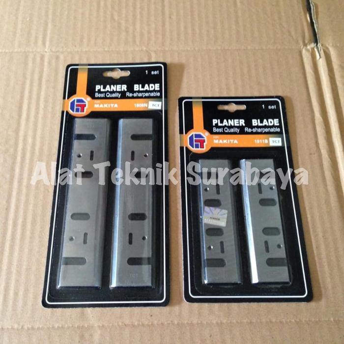 Planer Blade Gt For Makita 1805N Tct Mata Serut Ketam Pasah Asah 1805 N Set Re-Sharpenable