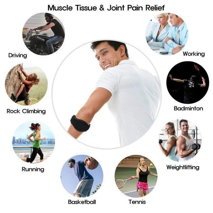 Elbow Support Pads Brace Gym Badminton Deker Siku Tangan