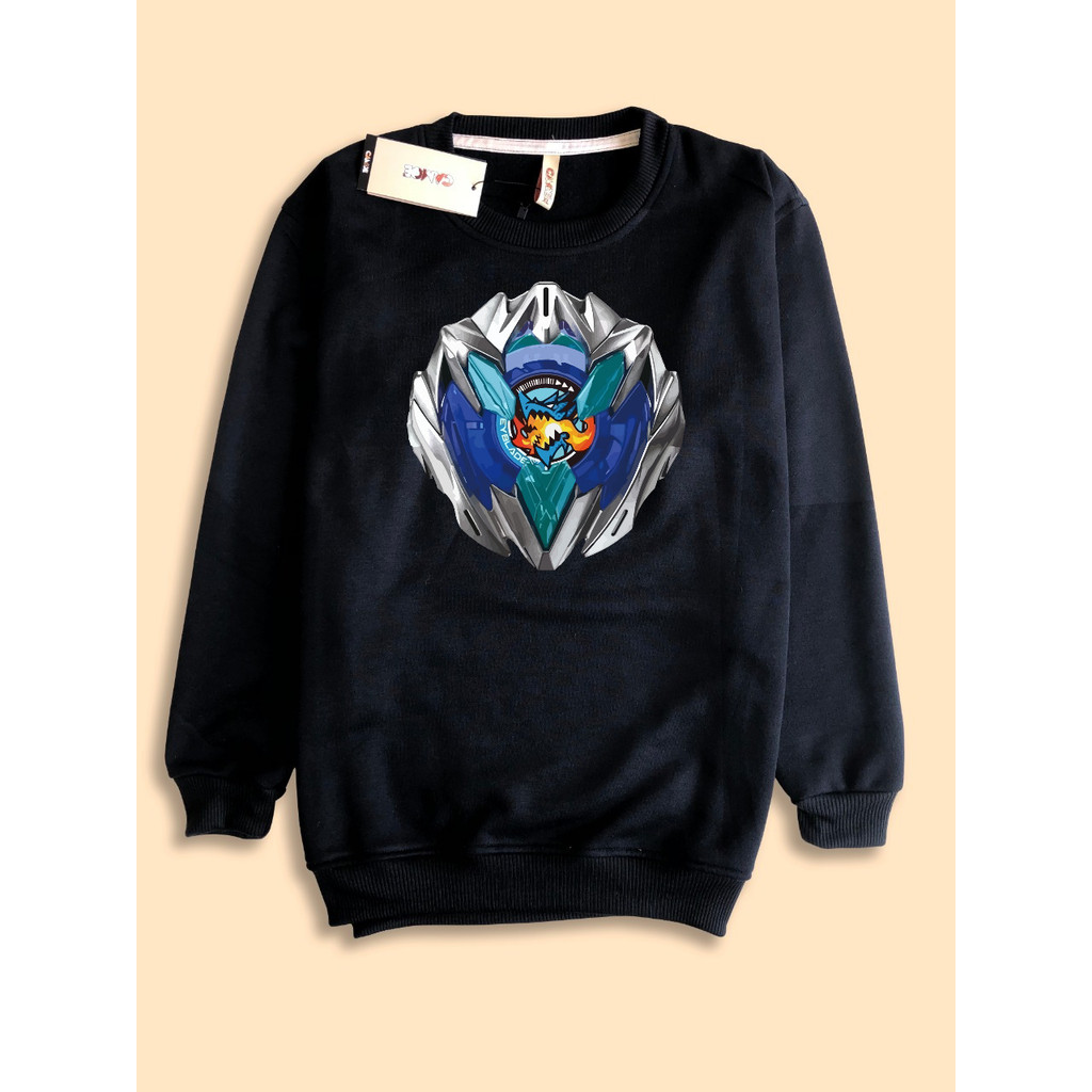 Sweater Sweatshirt Anime Beyblade X Gear Chip logo Dran buster