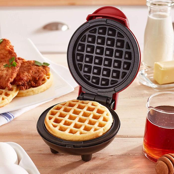 Mini Waffle Maker Pembuat Waffle Elektrik Cetakan Wafel/ Waffle Maker Sandwich Pancake/ Cetakan