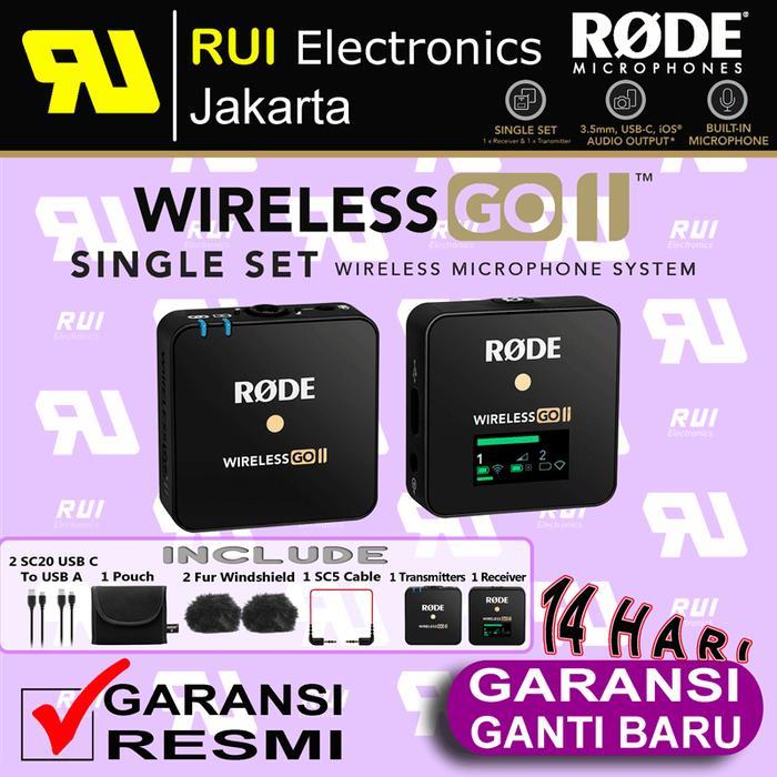 Rode Wireless GO II Single Set Wireless Microphone System