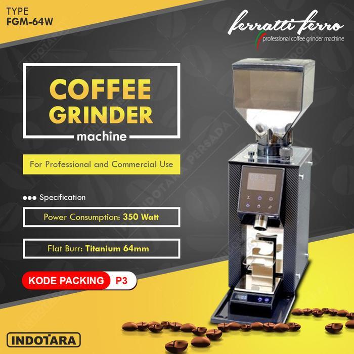 Coffee Grinder Machine / Alat Penggiling Kopi Ferratti Ferro FGM-64W