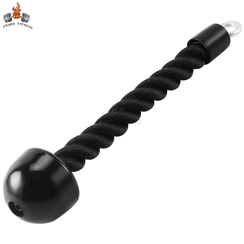 Pull Down Rope Single Grip Tricep Bicep Heavy Duty Tricep Pull Down Cable Machine Attachment For Gym