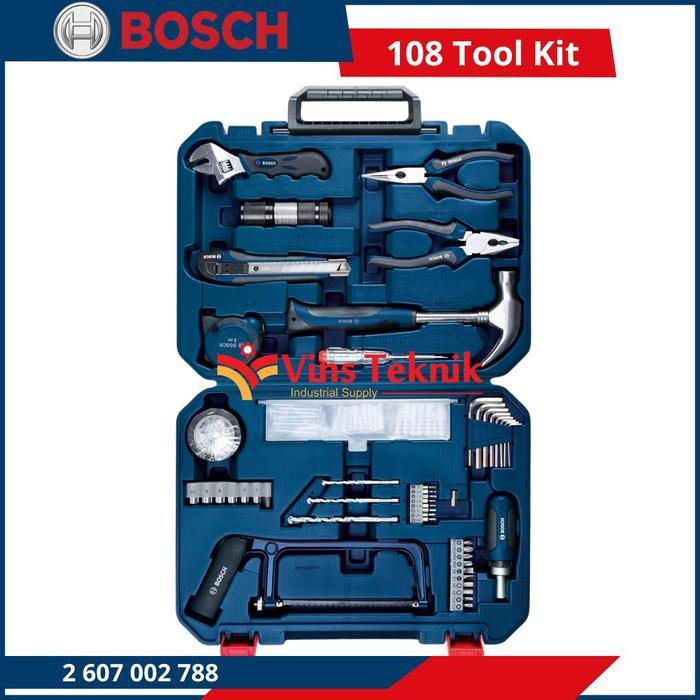 Bosch Alat Pertukangan Toolkit Tool Set 108 Pcs Tool Kit Multi Complete Set 108Pcs Bosch 788