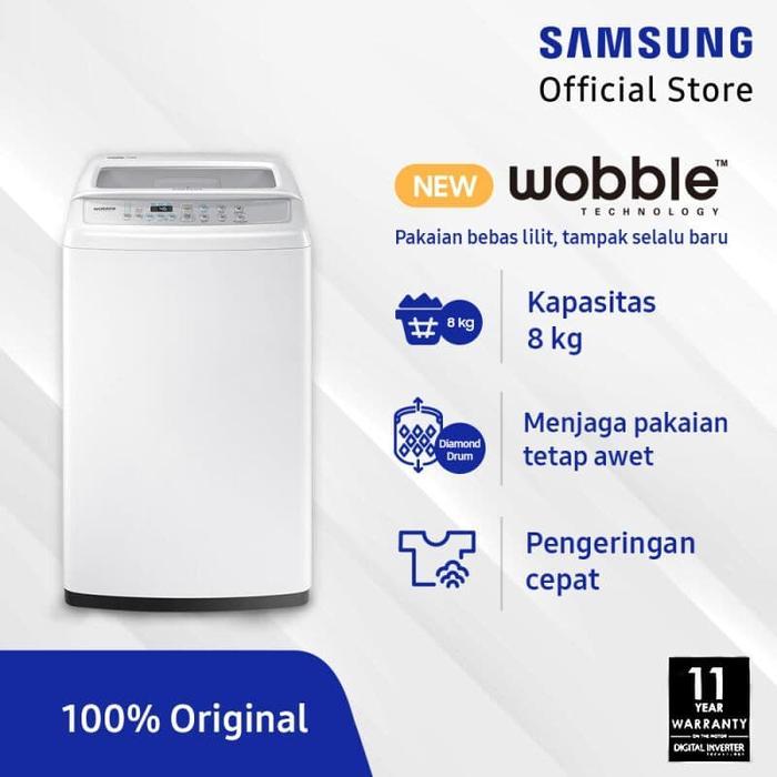 SAMSUNG Top Loading WA80H4200SW 8kg Wobble 80h4200