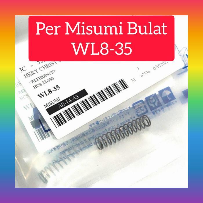 Per Misumi Bulat WL 3,5cm od8 - Per misumi Bulat WL8-35 - Valve Misumi