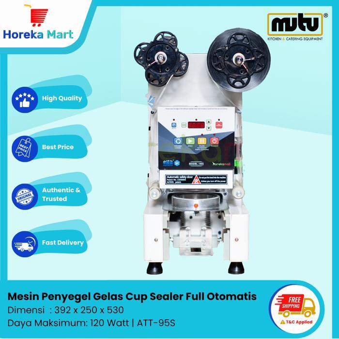 Cup Sealer Machine ATT-95S Autata Mesin Penyegel Gelas Otomatis