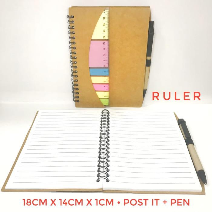 Memo Ruler / Memo Pengaris / Memo Souvenir Promosi/ Sticky /