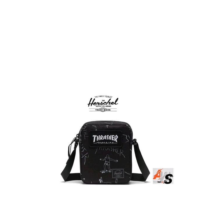 HERSCHEL-THRASHER GONZ HERITAGE CROSSBODY-BLACK-(2.5L)-BAG-US