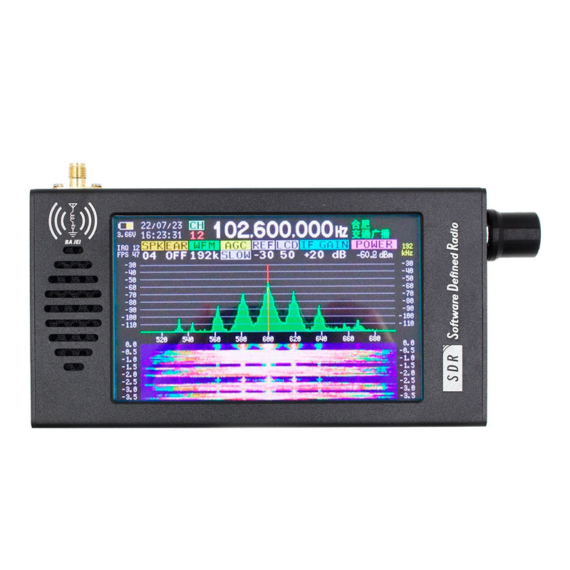 ZIZI DeepSDR 101 SDR Radio Digital Demodulation Short Wave FM MW SSB CW HAM Radio Receiver