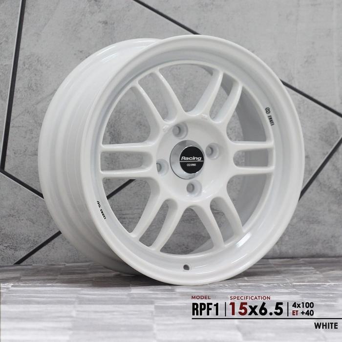 Velg Mobil Ring 15 Rpf1 White 4H 100 Et.40