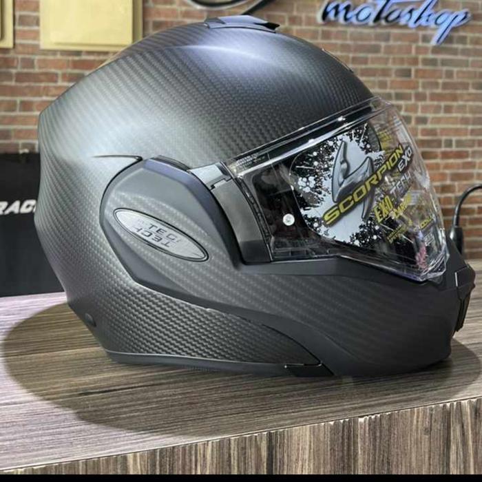 helm scorpionexo tech carbon matte modular