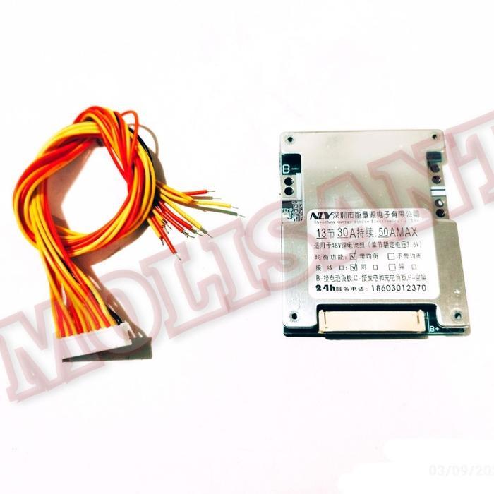BMS 13s 48v 50a lithium battery