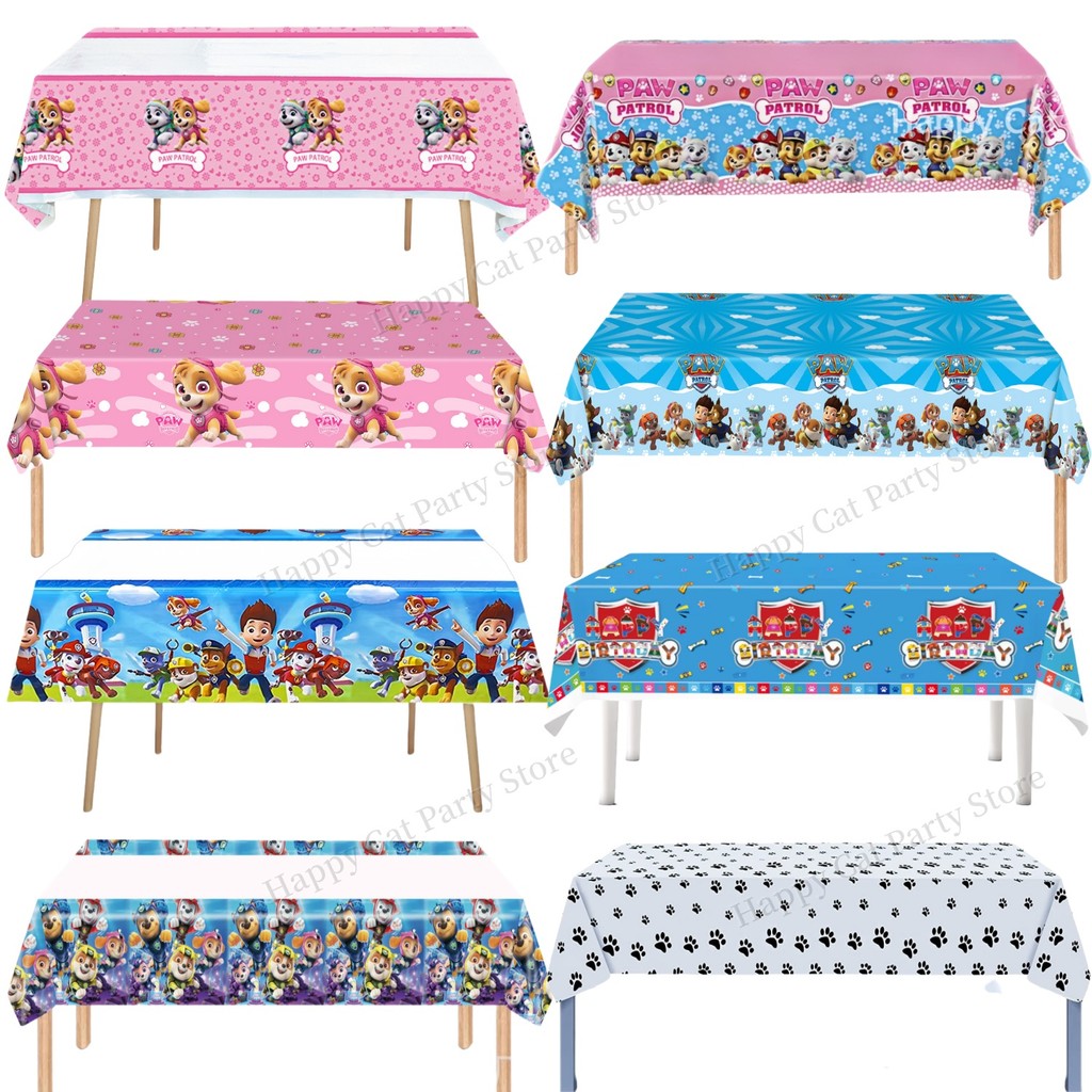 Thday Tablecloth Disposable Table Cloth Table Cover Baby Shower Boy Thday Decoration Party Favors