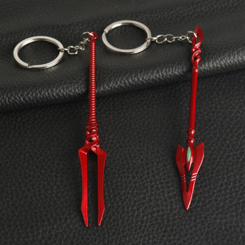 Evangelion Eva 01 Spear Of Longinus Keychain For Women Men Spear Of Cassius Buckle Keyrings Cosplay