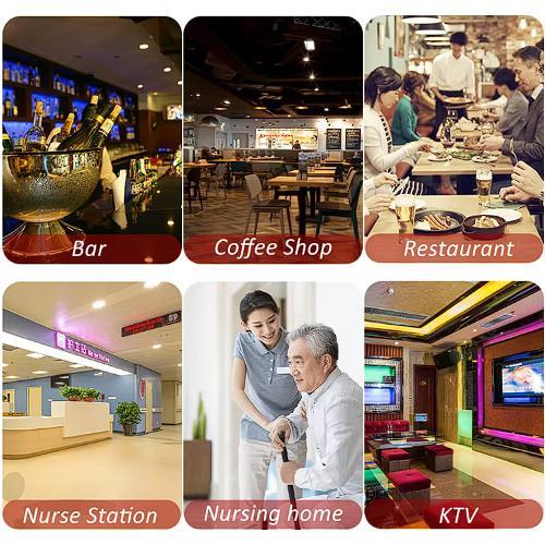 BEL WIRELESS LED DISPLAY PORTABLE SOS DARURAT LANSIA KLINIK PANGGILAN CAFE RESTORAN