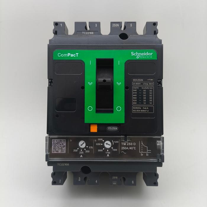 Mccb Breaker Nsx250N 3Pole 250A 50Ka Breaker Nsx250N 175-250A 250A