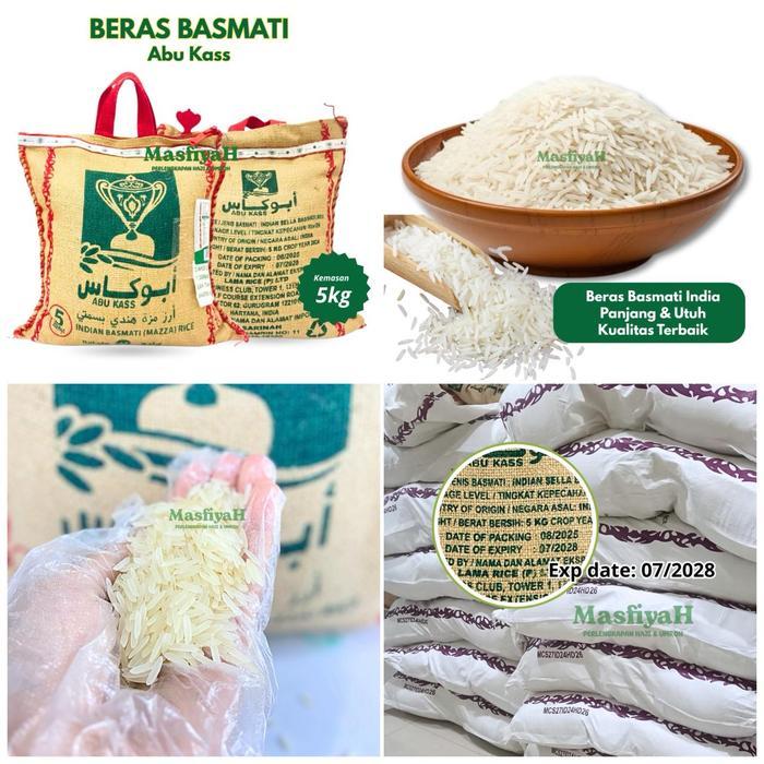 BERAS BASMATI 5KG ABU KASS 5KG ABUKAS 5KG BASMATI TASTY 5KG BERAS BASMATI PREMIUM ORIGINAL ABUKAS