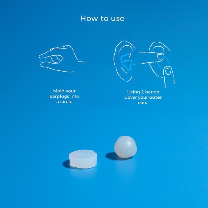 KWALA Moldable Earplug Penutup Telinga Earplug Peredam Suara Penutup Telinga untuk Tidur