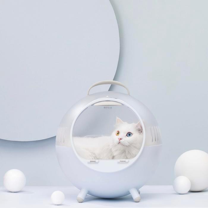 ORIGINAL FURRYTAIL Cat's Moving Castle Carrier Blue READY STOCK