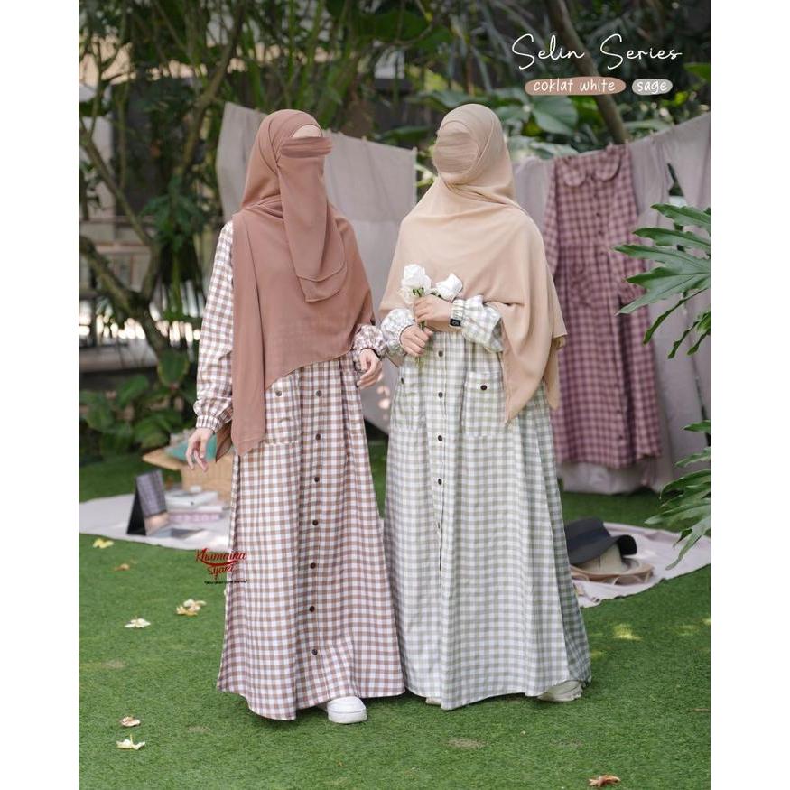 Selin Homedress by Khumaira Syari Gamis Abaya Syari