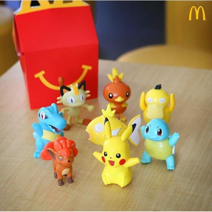 HAPPY MEAL POKEMON KHUSUS SET READY 8 POKEMON