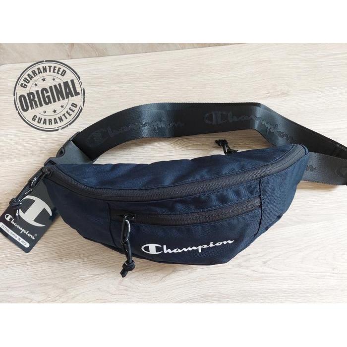 Champion Original Champion Waist Bag Pack Tas Pinggang 100% Asli Polyurethan & Polyester Tas