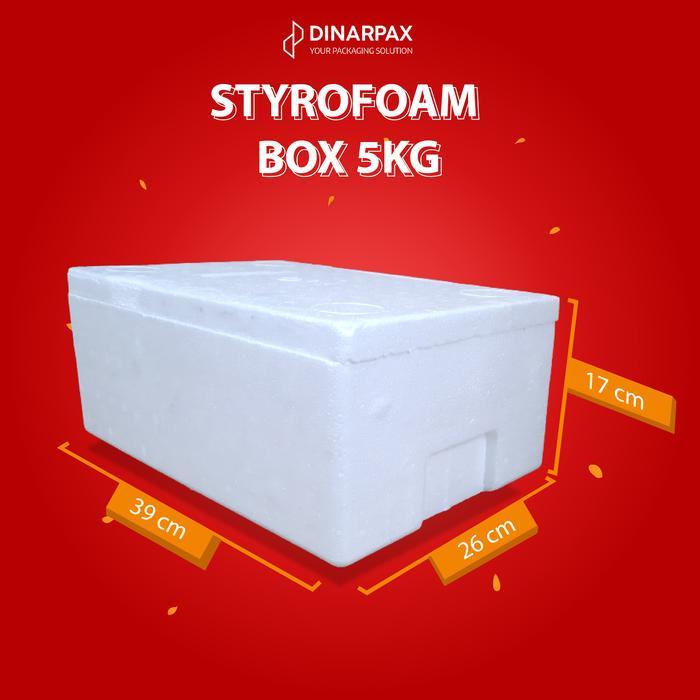 "New" Styrofoam box kecil / Styrofoam DinarBox / Fish Box 5KG