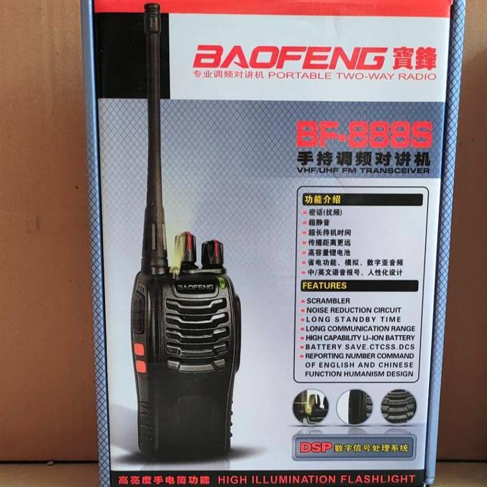 BAOFENG 888S BF-888S BAOFENG 888S UHF BAOFENG BUTA BAOFENG TANPA LAYAR ORIGINAL BAFOENG POSTEL