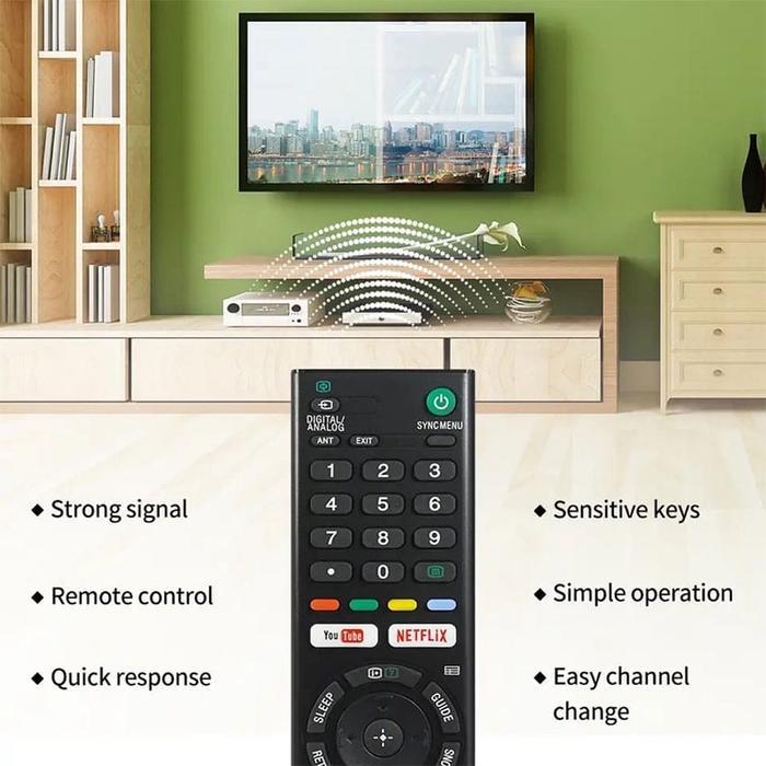 "New" REMOTE TV REMOT TV SONY LED SMART TV BISA YOUTUBE DAN NETFLIX