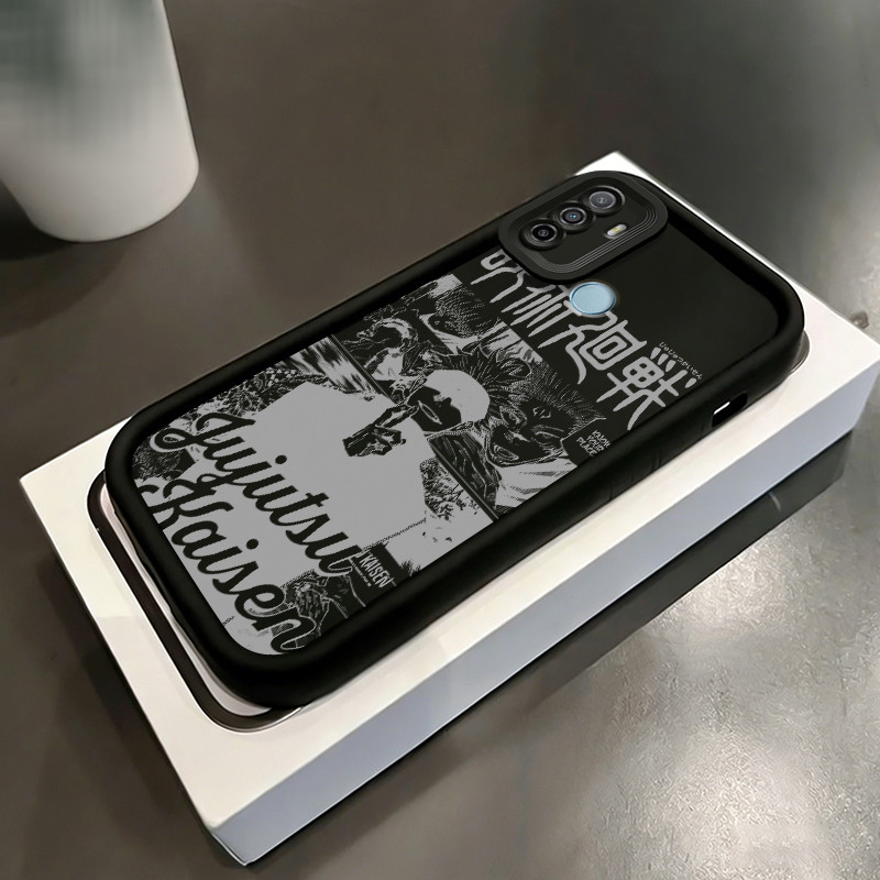 Casing Hp untuk OPPO A53 A53s A32 A33 2020 A11s Case Model pria keren Camera Protect Kekinian Cesing