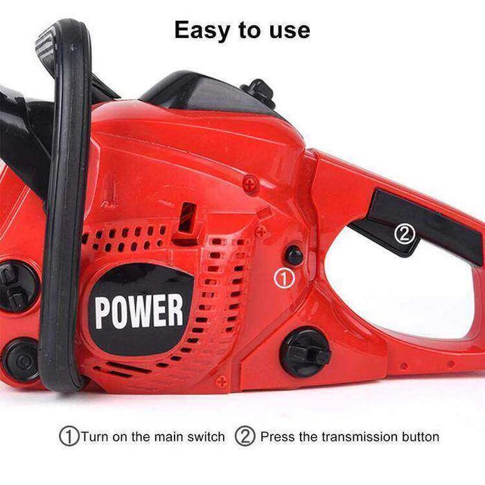 YUNLEOToys Mainan Simulasi Mesin Gergaji Elektrik Untuk Anak Laki Alat Perkakas Tukang Gergaji