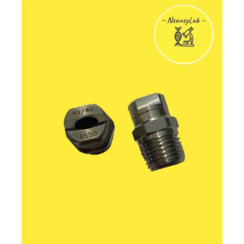 Nozzle Jet Flat Fan Spray V 1/4 Jet Flat Fan Spray Nozzle (6550)