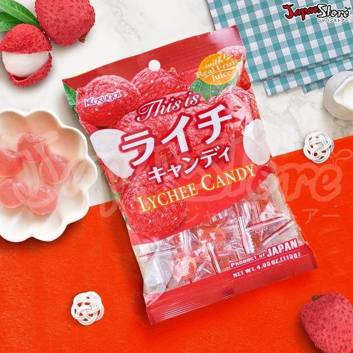 Promo Kasugai Lychee Candy [Permen Leci]