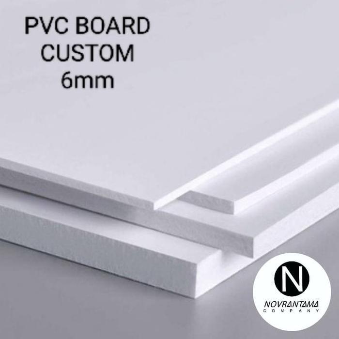 PVC Board/ PVC Foam Board 6mm Custom Harga /cm2. Custom PVC 6mm
