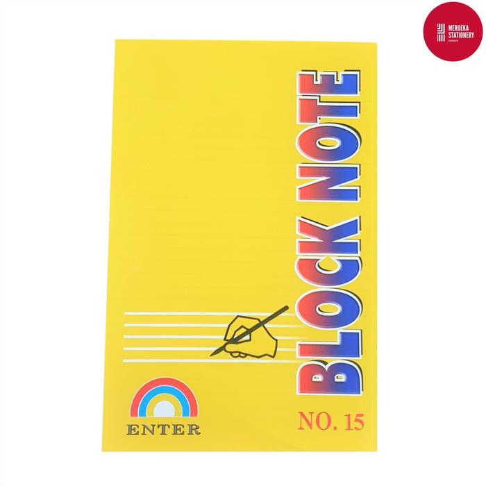 Block Note/Notepad/Notebook/Blocknote Enter A5 14x21,5 cm 20 lembar