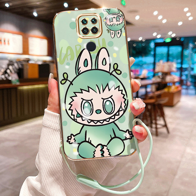 Casing Hp Untuk Xiaomi Redmi Note 9 Note 9s Note 9 Pro Case Casing Boneka anime yang lucu pola plati