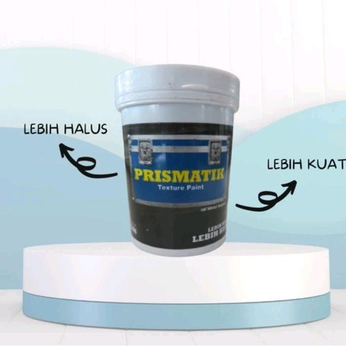 Cat Prismatik Texture Paint Netto 1,5Kg Cat Tekstur Berpasir / Cat Vircant Texture Paint Black