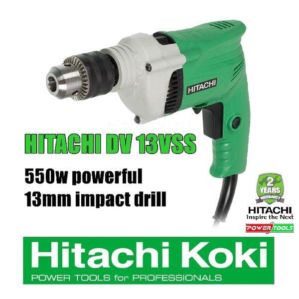 PROMO MURAH Mesin Bor Tembok Impact Drill 13mm Hitachi DV 13VSS SBY