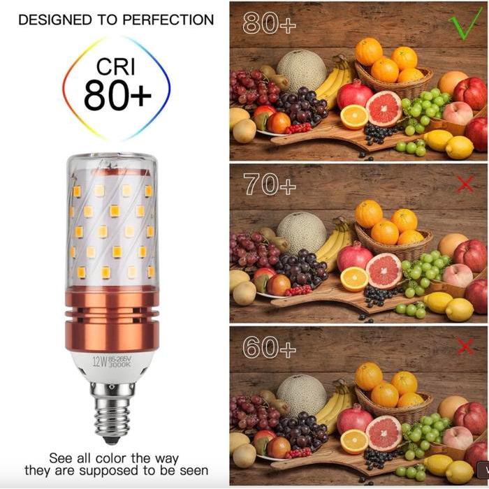 "New" RABBIT Lampu Bohlam LED Jagung 3 Warna Cahaya Fitting E27 & E14