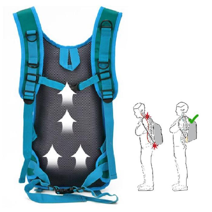 Eiger - Tas Sepeda Hydropack Water Resistant Trail Marathon Run 1516 Olahraga Ransel Tas Pria